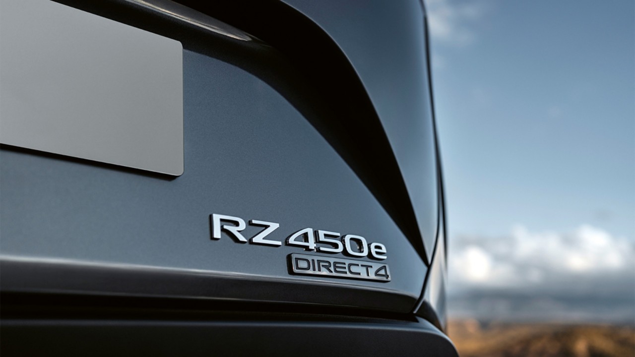 Lexus RZ 450e exterior detailing 