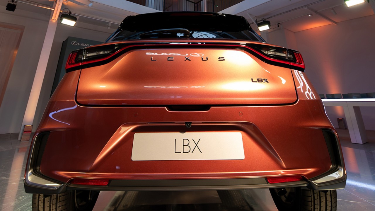 The rear of an LBX